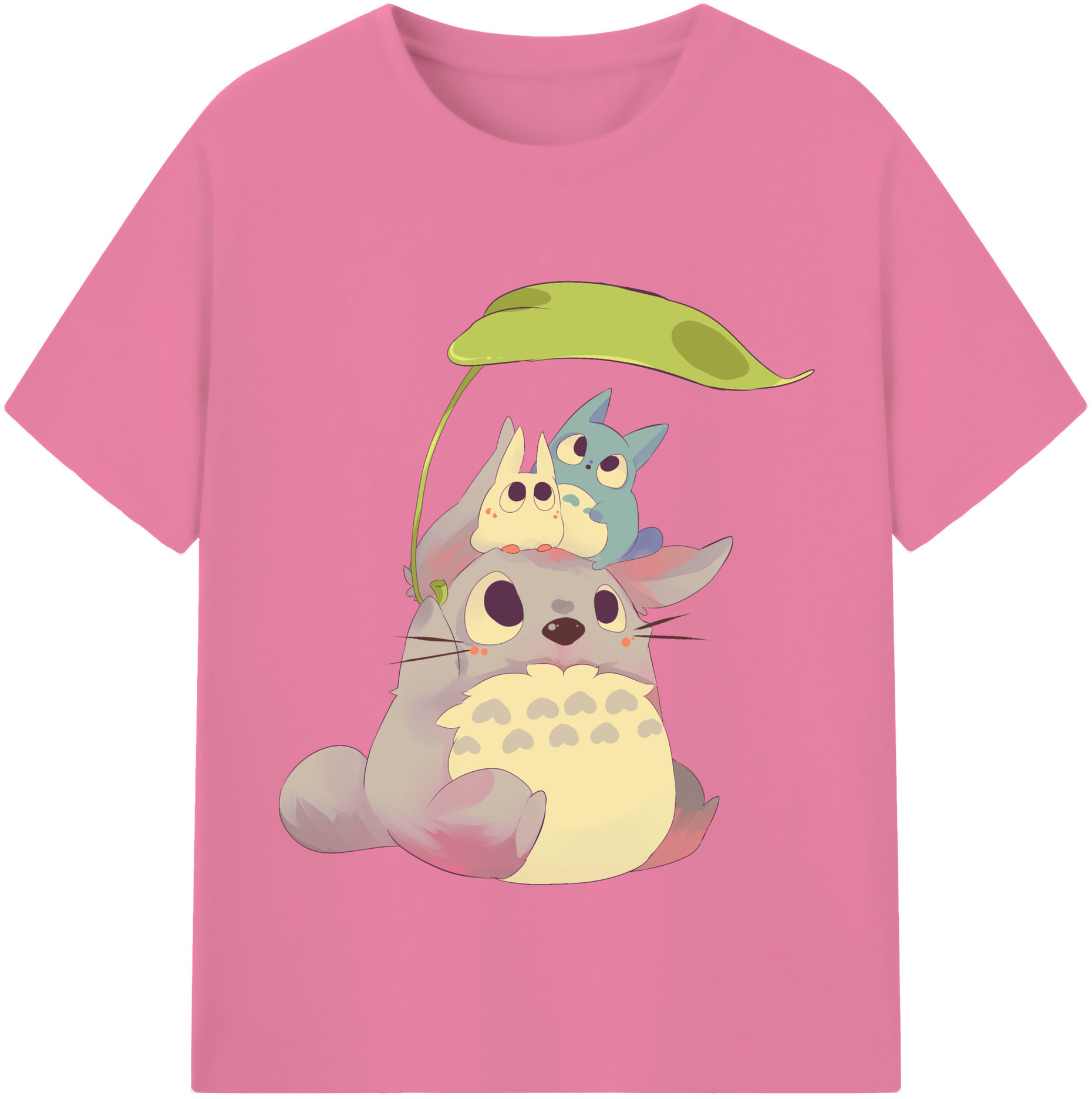 （画像用） となりのトトロ 草壁メイ 草壁サツキ My Neighbor Totoro Satsuki Kusakabe Mei Kusakabe 綿100％半袖Tシャツ（フロントプリント）